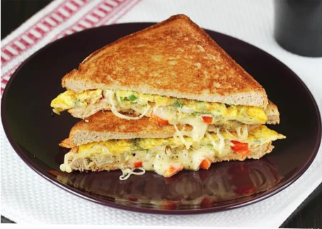 Egg Butter Bread Omelette