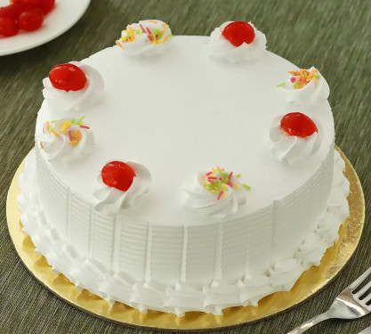 Cake Vanilla 500 Gm Eggless