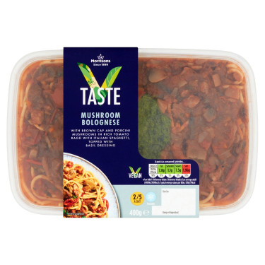 Morrisons V Taste Mushroom Bolognese