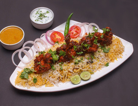 Chicken Lollypop Biryani (Serves 1-2)