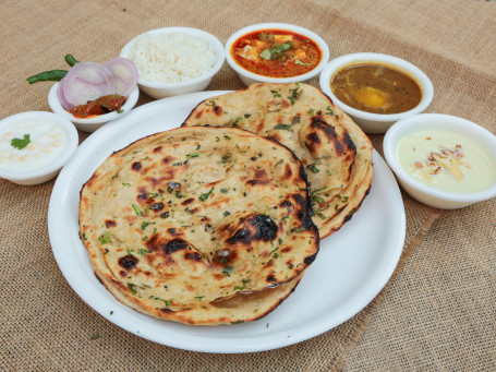 Veg Mattar Paneer Thali