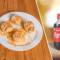 Chicken Afghani Momos Coke