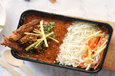 Mom-Style Mutton Curry Chawal Bowl