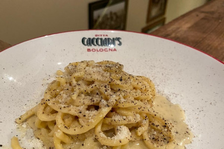 Homemade Bucatini Cacio E Pepe