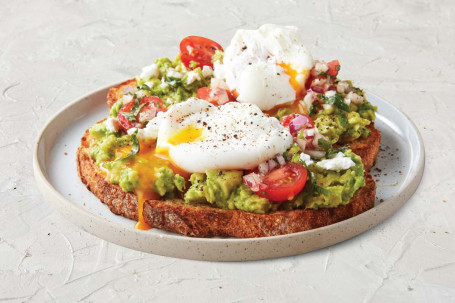 Smashed Avo Eggs