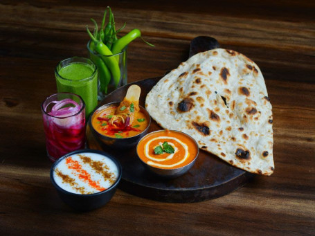 Handi Thali Shahi Paneer Tawa Chaap Breads]