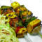 Pudina Paneer Tikka (8 Pcs With Shashlik)