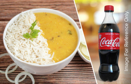 Yellow Dal Chawal Coke