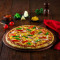 Chese Corn Onion Veg Pizza