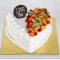 Heart Shaped Vanilla Fruit Cake