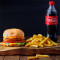 Classic Veg Burger French Fries Soft Drink[250Ml]