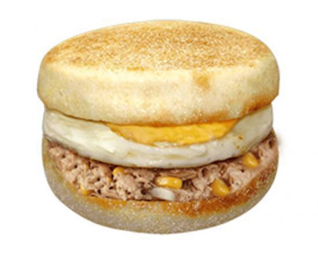 Wìi Yú Dàn Mǎn Fēn Bǎo Burger Z Muffinkami Z Tuńczykiem I Jajkiem