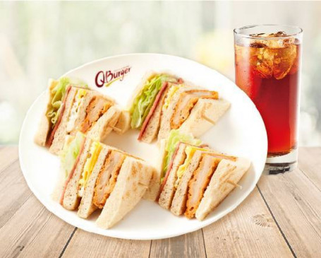 Kǎ La Zhū Crispy Club Sandwich