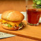 Qǐ Sī Xuě Yú Bǎu Hé Cān Burger With Codfish And Cheese Combo (Ang.).