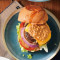 Huā Mā Qǐ Sī Niú Ròu Hàn Bǎo Peanut Butter Cheese Burger