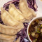 Pork Dumplings With Ginger Scallion Sauce