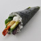 King Prawn Tempura Hand Roll (E) (Gluten) (C) (Mu)