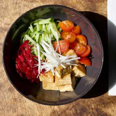 Cold Ramen Fried Tofu