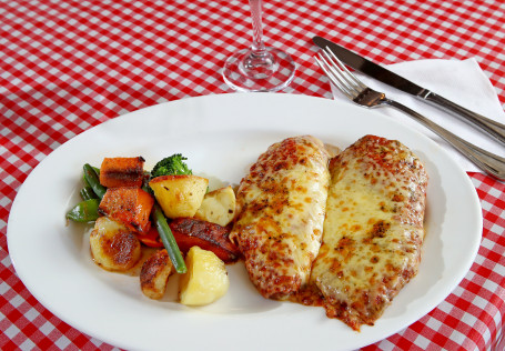 Chicken Schnitzel With Cheese