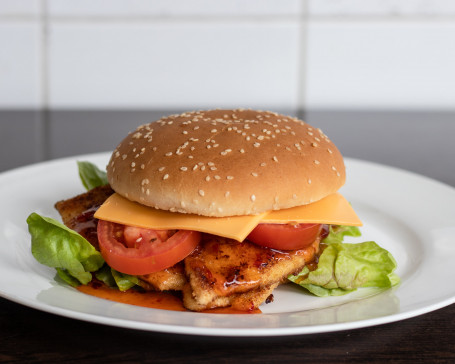 Sweet Chilli Schnitzel Burger