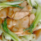 38. Bào Yú Gū Bā Cài Dǎn Abalone Mushroom Braised Wok Choy