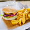 The Zip Burger With Cheese And Chips