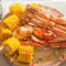 Steamed Crab Leg Large Shrimp Combo