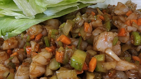 Lettuce Wrap With Minced Shrimp