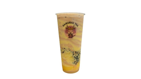 Cake Swirl Hokkaido Boba Milk Tea W Pudding Dàn Gāo Běi Hǎi Dào Bù Dīng Zhēn Zhū Nǎi Chá