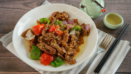 Honey Garlic Pepper Beef Tenderloin Suàn Xiāng Hēi Jiāo Niú Ròu