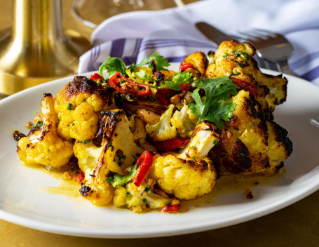 Curry Roasted Cauliflower (Gf)