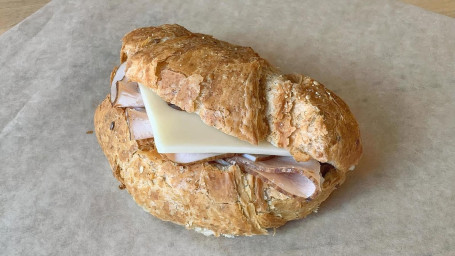 Turkey And Cheese On Multigrain Croissant