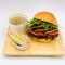 Portobello Mushroom Burger Kǎo Bō Tè Bèi Lēi Gū Hàn Bǎo (Vegetarian)