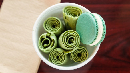 Matcha Green Tea Rolled Ice Cream