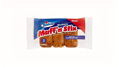 Hostess Blueberry Muffin Stick Single Serve, 3 Count, 3 Oz