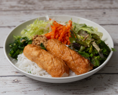 Rice Vermicelli Salad With Sugar Cane Prawn