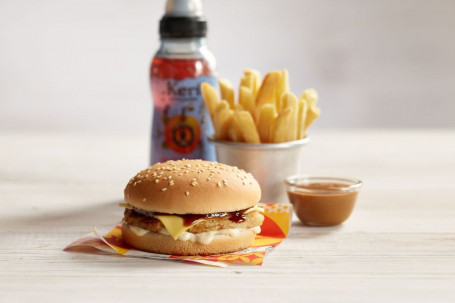 Kid Orsquo;S Chicken Cheese Burger Meal (3040 Kj).