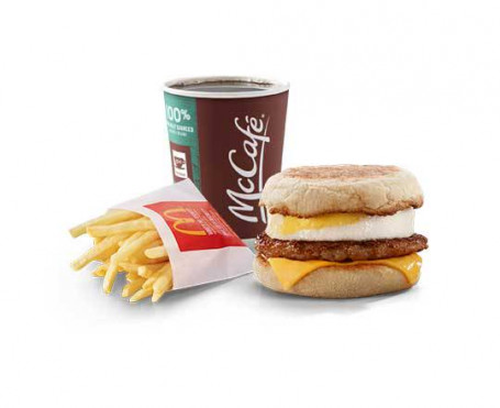 Kiełbasa Mcmuffin Trio Z Jajkiem [590,0 Kalorii]