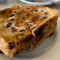 Two Slices Of Homemade Raisin Bread