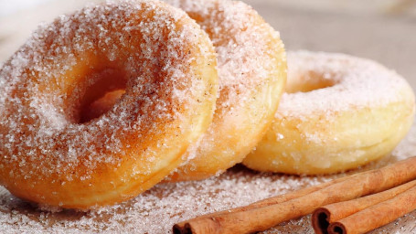 Powdered Sugar Donuts (10 Pc)