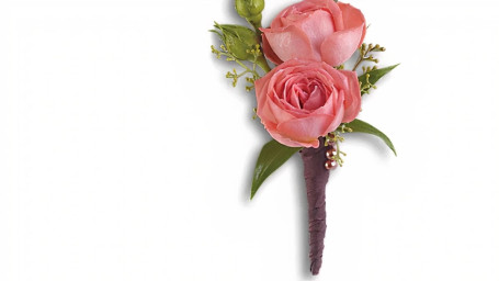 Rose Simplicity Boutonniere