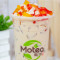 Rainbow Jelly Milk Tea Cold Yē Guǒ Nǎi Chá Lěng Yǐn