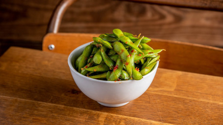 Spicy Edamame (Vegetarian)