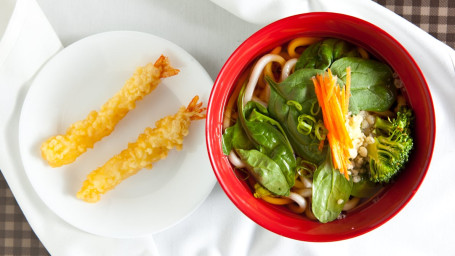 Udon W/Shrimp Tempura