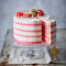 Pink Candy Stripe Gateau (8Inch)