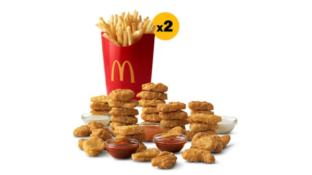 40 Szt. Kurczak Mcnuggets 2 Duże Frytki