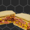 Corn Beef On Rye Bread With Fries Can Soda