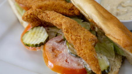 Fish Poboy(10 Inch) W/Fries