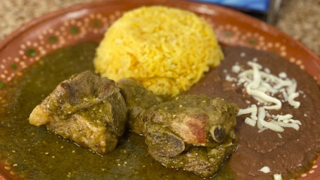 Costilla De Puerco En Salsa Verde Pork In Green Sauce