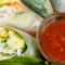 04 B). Vegetarian Spring Rolls Only Veggies